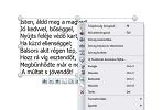 Interaktív szöveg Interaktív szöveg az interaktív táblán