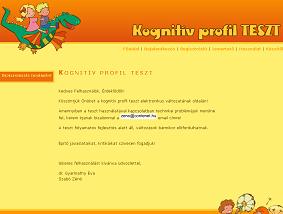 Kognitív teszt Kognitív teszt