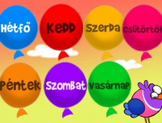 Hét napjai tanulás Hét napjai nyomtatható gyakorló