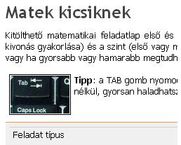 Matematika kitölthető feladatlap Matematika feladatlap