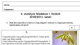 Természetismeret Környezetismeret