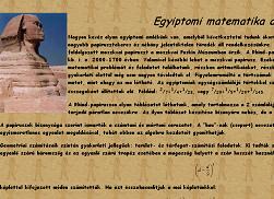 Matematika Egyiptomban Egyiptomi matematika