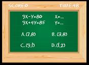 Kétismeretlenes egyenletek oktatóprogram